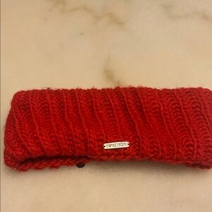 Nautica Vibrant Red Knit Headband